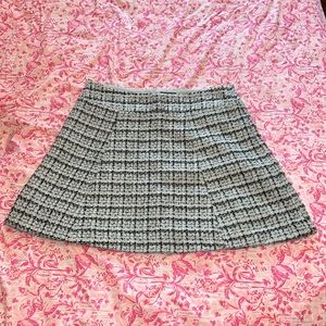 The Limited Teal tweed skirt